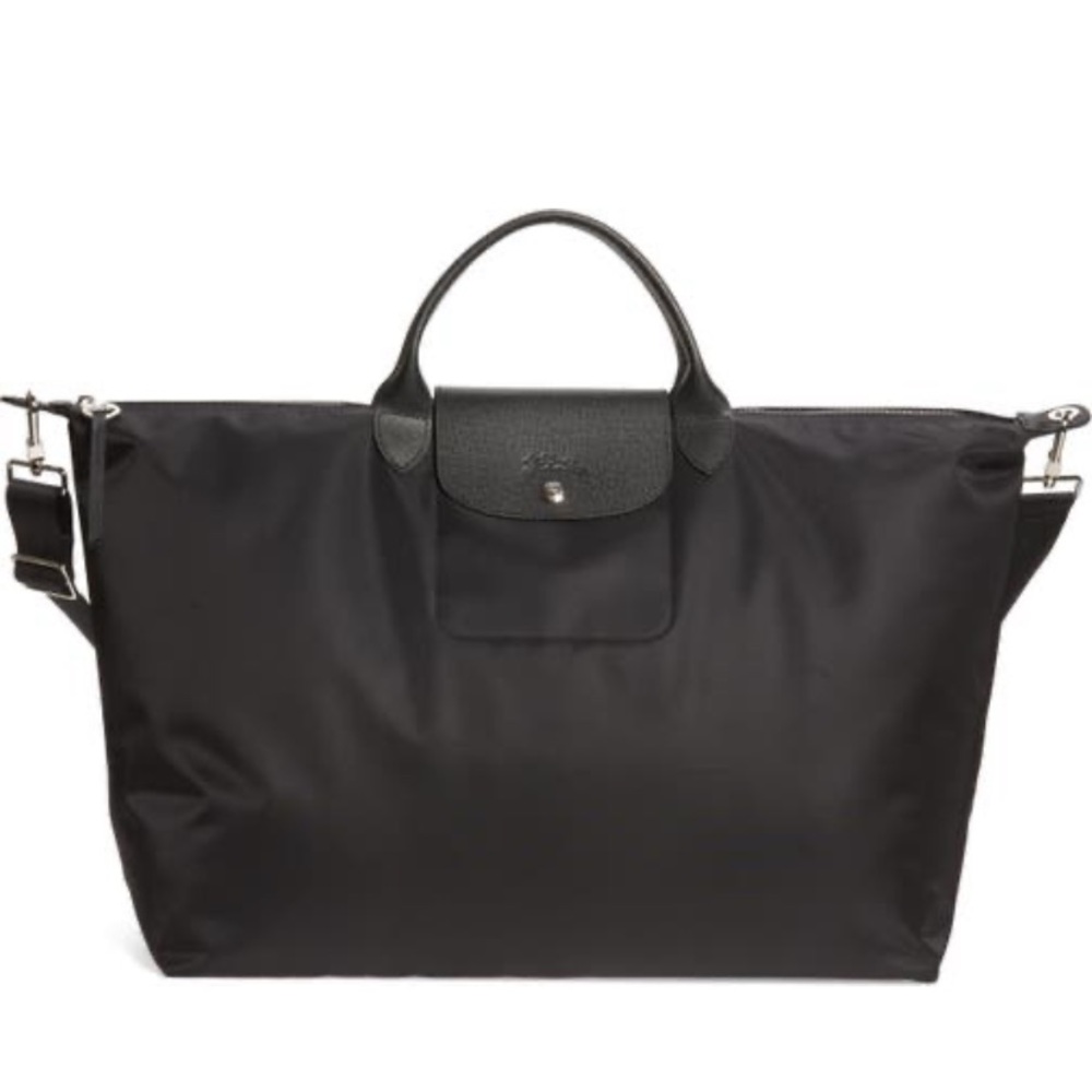 Longchamp Le Pliage Neo Shoulder Nylon Travel Tote Bag Large Red